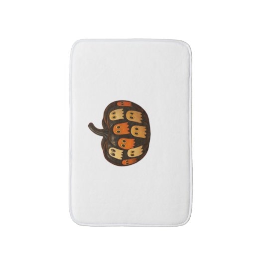 クリパーカボプキン幽霊ハロウィーンギフトクラシックT-Sh バスマット (正面縦)