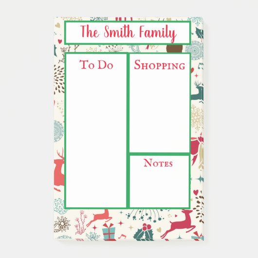 クリパーソナライズされたスマステーマ ポストイット (正面)