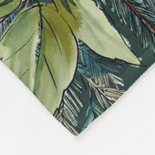 クリパーソナライズされたスマス映画鑑賞名カスタム フリースブランケット (角)