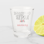 クリパーソナライズされたベッジマスター ショットグラス (裏面)