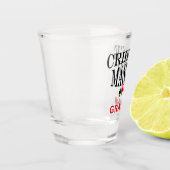 クリパーソナライズされたベッジマスター ショットグラス (左)