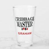 クリパーソナライズされたベッジマスター タンブラーグラス (正面)