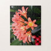 クリビアの花開花 ジグソーパズル (縦)