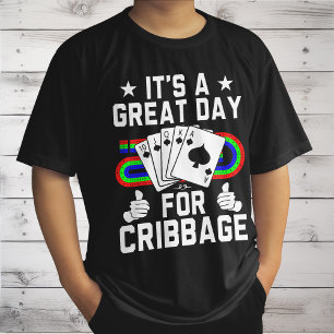 クリビッジゲームプレイヤー向けのおかしいクリビッジ盤 Tシャツ