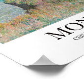 クリフウォークアットポーヴィルバイクロードモネ ポスター (角)