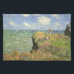 クリフウォークアットポーヴィルバイクロードモネ ランチョンマット<br><div class="desc">Cliff Walk at Pourville (1882) by Claude Monetはヴィンテージ印象派のア素晴らしート絵画である。岩の多い海の崖に立つ2人の女性が立つ海の岬。女性たちは運太陽の下の夏の日に海の上にパラソルと見渡す波である。アーティストについて：クロード・モネ(1840-1926)は印象派の運動の創始者であフランスのり絵画、その絵画の大部分は「空中に浮かぶ」（野外に浮かぶ）スタイル印象派の風景である。</div>