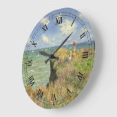 クリフウォークアットポーヴィルバイクロードモネ ラージ壁時計 (傾斜)