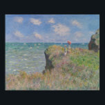 クリフウォークアットポーヴィルバイモネファインアートプリント ポスター<br><div class="desc">このプリントのクロード・モネのクリフウォークで宇宙を高めるPourville。1882絵を描年にフランスのキャンバス上の油で元々。</div>