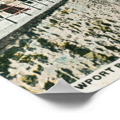 クリフウォーク、ニューポート、RIヴィンテージ ポスター (角)