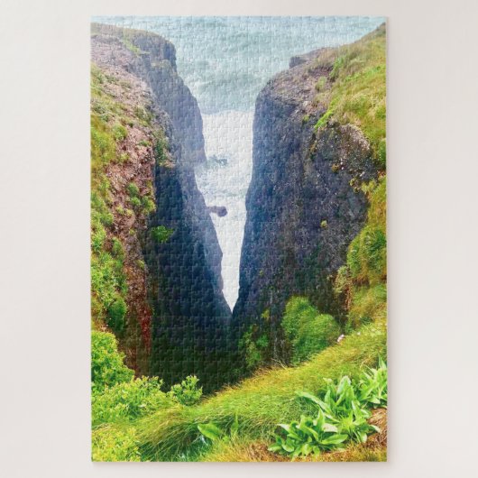 クリフウォークDunmore East Waterford Ireland. ジグソーパズル (縦)