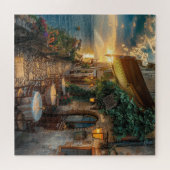 クリフサイドコースタルイタリアアットデュスクパズル ジグソーパズル (横)