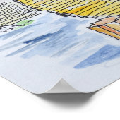 クリフサイドシティオブボニファシオ | Corsica,フランス ポスター (角)