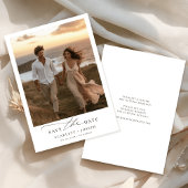クリフサイドビーチ結婚書道の写真 セーブザデート