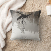 クリフジャンピング – スケートボーダー クッション (ブランケット)