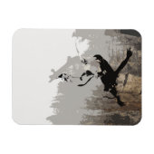 クリフジャンピング – スケートボーダー マグネット (横)