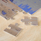 クリフジャンピングBMXer- BMXライダーデザイン ジグソーパズル (側面)