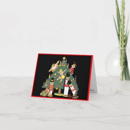 クリフスターレットクラシック漫画ストリップクリスマスカード シーズンカード (正面)