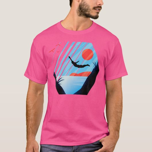 クリフダイビング Tシャツ (正面)