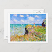 クリフトップウォークアットポーヴィルクロードモネ ポストカード (正面/裏面)