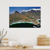 クリフトンを示す大西洋沿岸の空中眺め ポスター (キッチン)