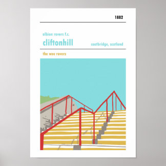 クリフトンヒル、コークトブリッジ。ハイネスマニュアルスタイルプリント ポスター