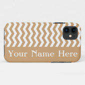 クリフトンビーチサンドウェーブシェブロン（名前あり） Case-Mate iPhoneケース (裏面(横))