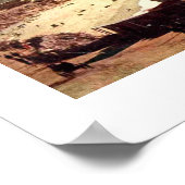 クリフハウスビーチサンフランシスコ1910ヴィンテージスタイル ポスター (角)