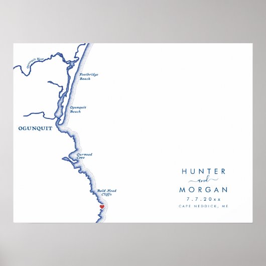 クリフハウスメ結婚ーヌモダンズゲストブックポスター ポスター (正面)