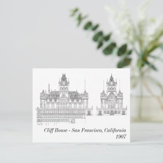クリフハウス1907はがき ポストカード (スタンド正面)