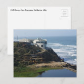 クリフハウス – サンフランシスコ，カリフォルニアポストカード ポストカード (正面/裏面)