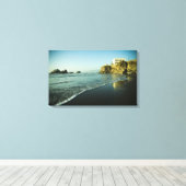 クリフハウス、ビーチ。 キャンバスプリント (インサイチュ (ウッドフロア))