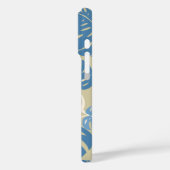 クリフハンガーハワイアンモンステラリーフブルー Case-Mate iPhoneケース (裏面 / 左)