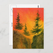 「クリフハンガー#15」田舎道はがき ポストカード (正面/裏面)