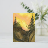 「クリフハンガー#3」田舎道はがき ポストカード (スタンド正面)