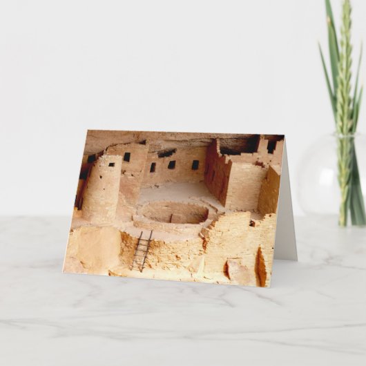 クリフパレスキバクローズアップグリーティン空白のグカード カード (正面)