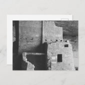 クリフパレスメサヴェルデナショナルパークアンセルアダムス ポストカード (正面/裏面)