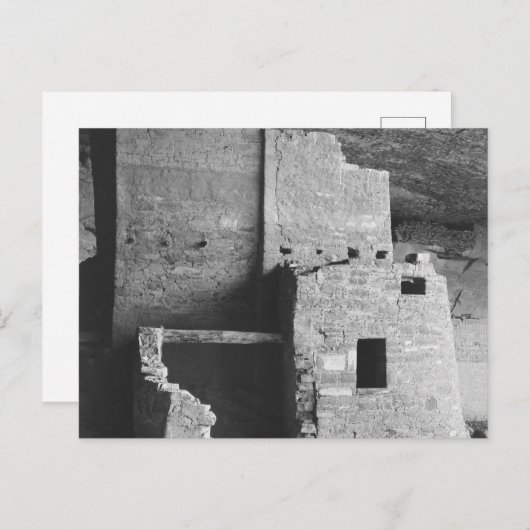 クリフパレスメサヴェルデナショナルパークアンセルアダムス ポストカード (正面/裏面)