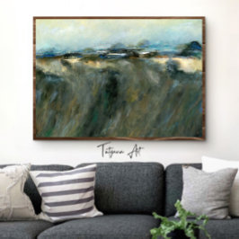 クリフモダンエッジ抽象芸術横絵画景 ポスター