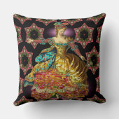 クリフランスのスマス美しい王妃 クッション (裏面)