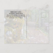 クリフ自然トレイルトレールヘッド、オレゴン州オレゴンの洞窟 ポストカード (裏面)