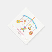 クリブカラフルトイズピナタフィエスタベビーシャワー スタンダードカクテルナプキン (角)