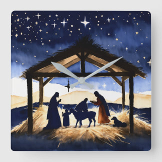 クリブデザイン壁時計 スクエア壁時計