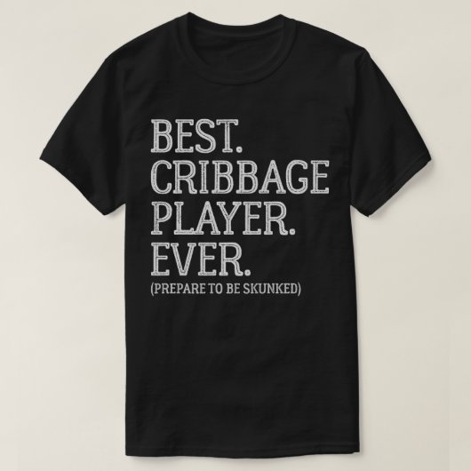 クリブ最高のゲー選手がVのスキンクを受ける準備をする Tシャツ (デザイン正面)