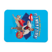 クリプすごいト&マン – 歩いて行く時だ！ マグネット (横)