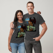 クリプチドビッグ足エイリアンモットマンUFOチュパカブラ Tシャツ (ユニセックス)