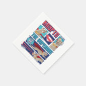 クリプトすごい・ザ・ドッグ漫画・パネル スタンダードカクテルナプキン (角)