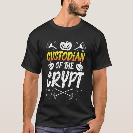 クリプトの管理人 ハロウィンデザイン Tシャツ (正面)