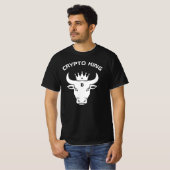 クリプトキング ブラック Tシャツ (正面フル)