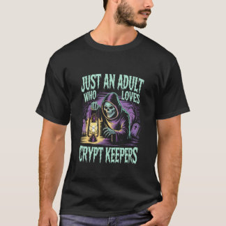 クリプトキーパーが好きな大人 ヴィンテージホラー Tシャツ