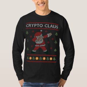 クリプトクラウス クリスマス サンタ 暗号資産 投資 Tシャツ